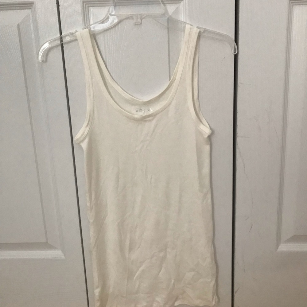 Merona White Tank Top